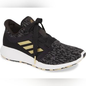NWT Adidas Edge Lux 3 running shoe black/gold/white